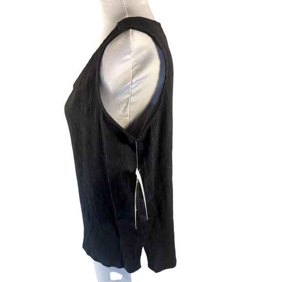 Jaclyn Smith Classic Black Tank Women Size Medium - Picture 2 of 4